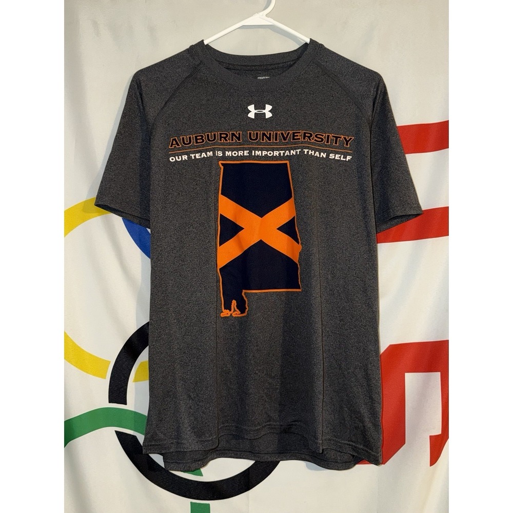 Under Armour Auburn Tigers T Shirt Medium Football
